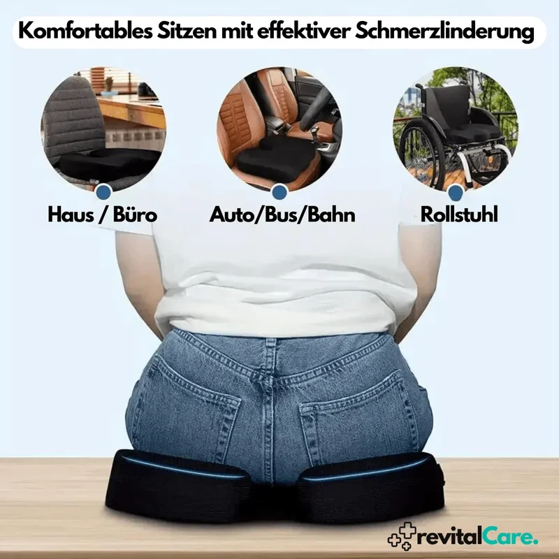 Ergonomisches 4D Komfort Sitzkissen mit Orthopädischer Unterstützung