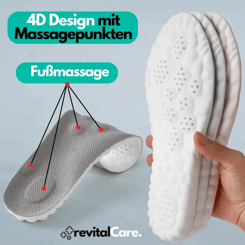 Ergonomische 4D Komfort-Einlegesohlen