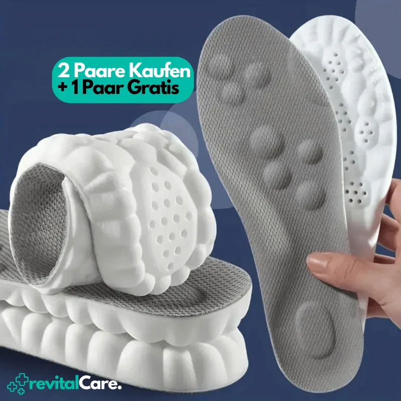 Ergonomische 4D Komfort-Einlegesohlen