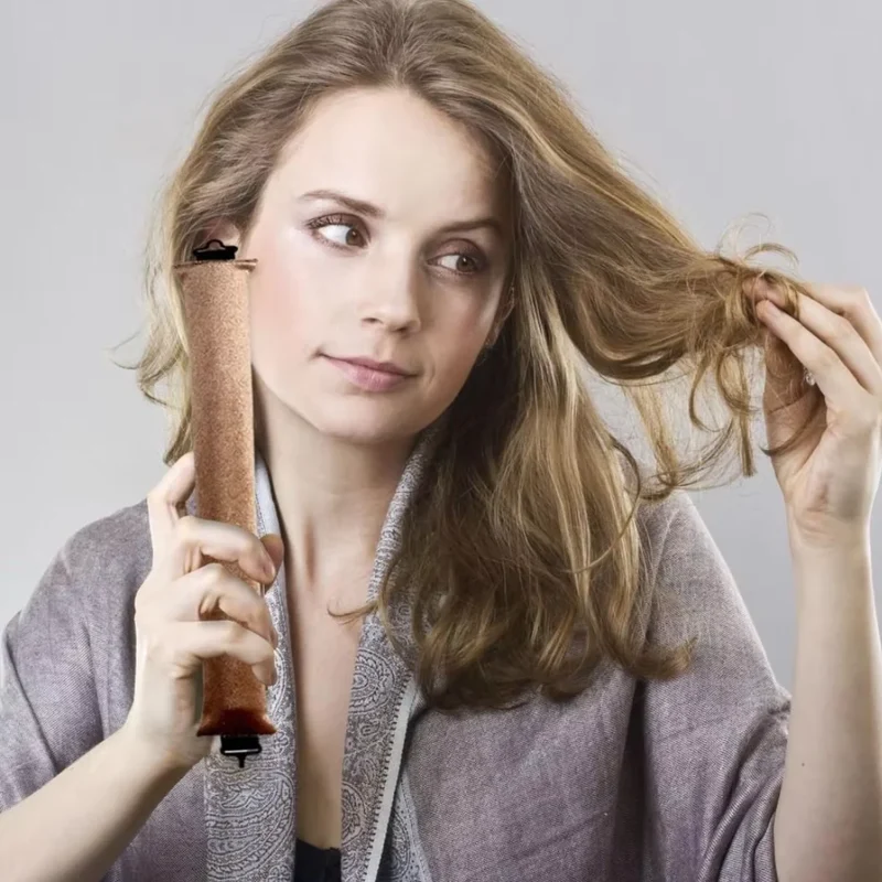 Schonendes Haarwickler-Set ohne Hitze