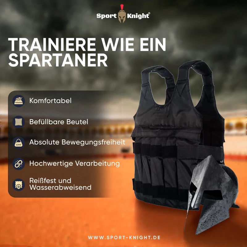 Gewichtsweste 1-50 Kg, Gewichtsbeutel individuell änderbar, hochwertiges Nylon, reißfest und wasserabweisend,