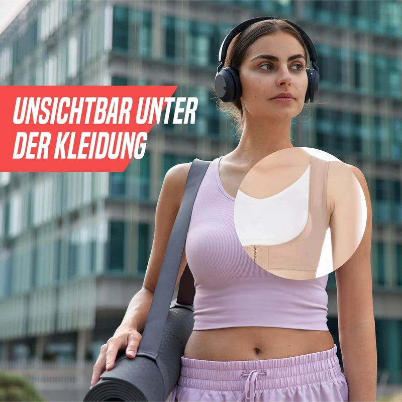 Haltungskorrektur Für Frauen, angenehmes Tragegefühl, atmungsaktiv, strapazierfähig