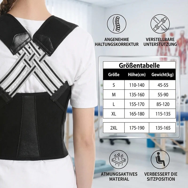 Angenehmer Rücken Korrektur Gürtel