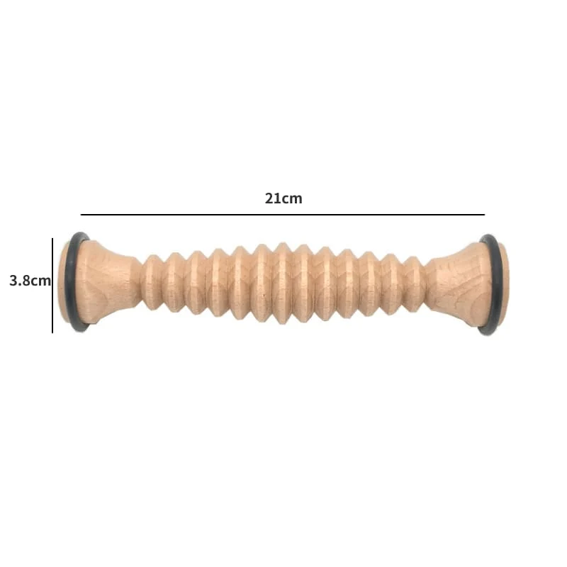 Holz Fussmassagerolle