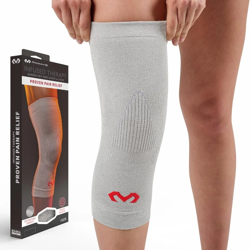 Infused Knit Knee Sleeve With Stay
