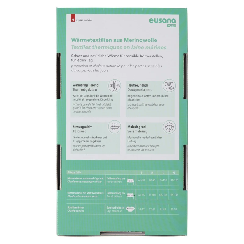 Nierenwärmer aus Merinowolle und Seide