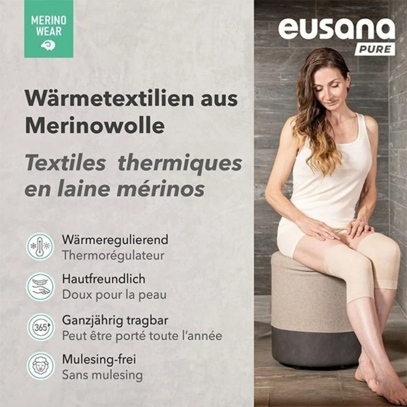 Knie- und Ellbogenwärmer mit Silikonhaftband