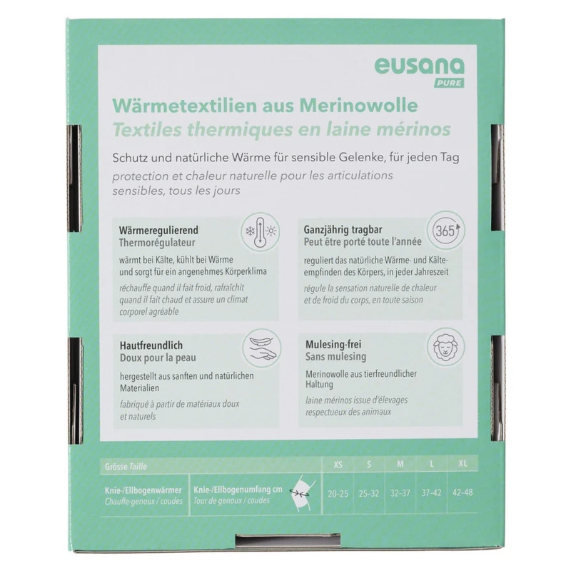 Knie- und Ellbogenwärmer mit Silikonhaftband