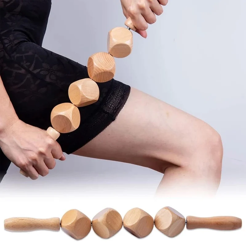 Holzwürfel Massagerolle