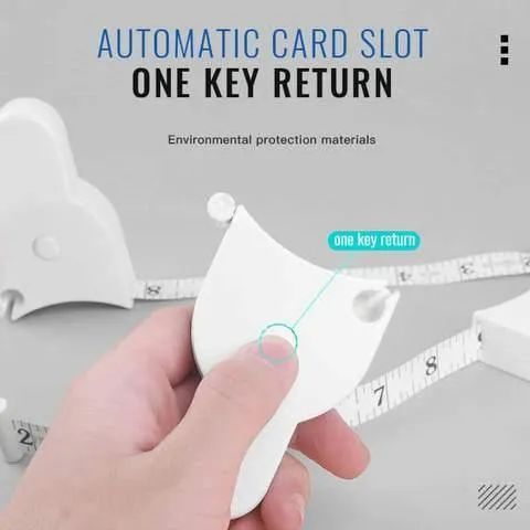 Self-Tightening Body Measuring Ruler