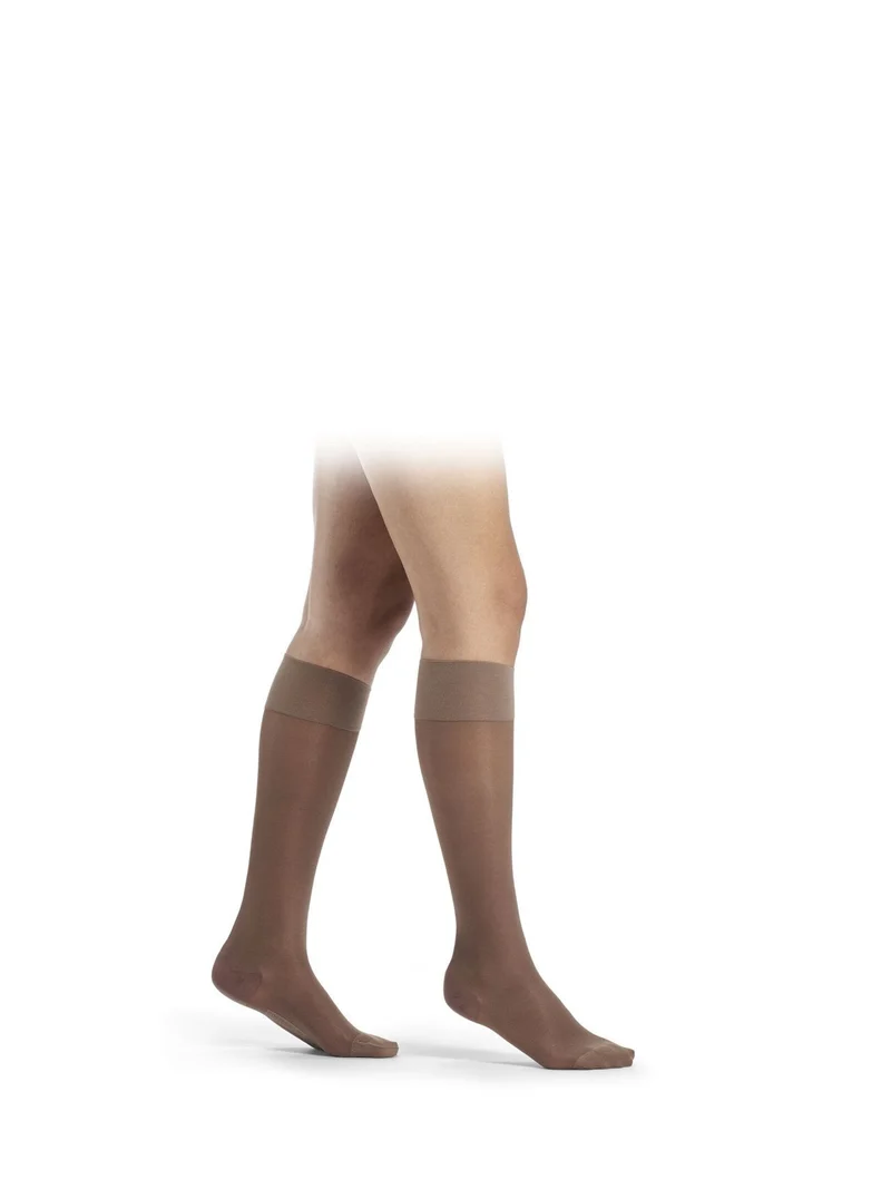 DELILAH 140D mesh Kniestrümpfe