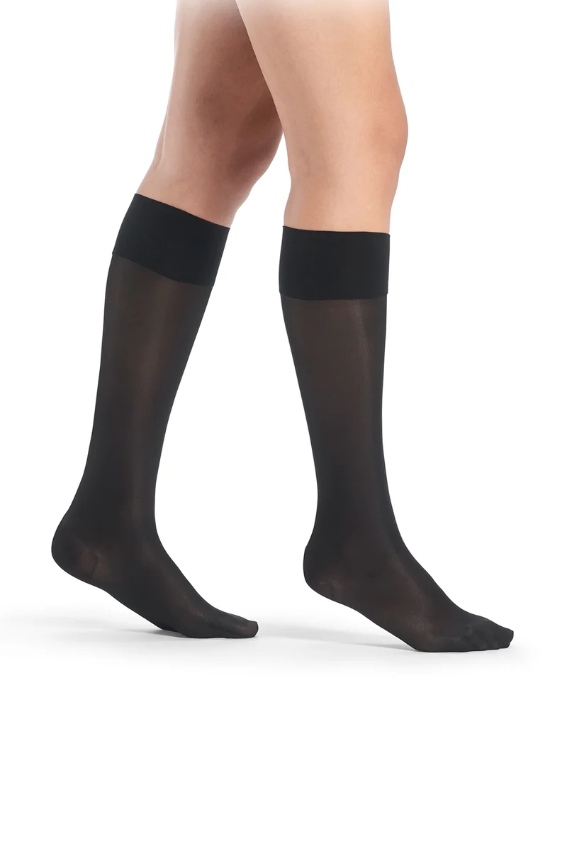 DELILAH 140D mesh Kniestrümpfe