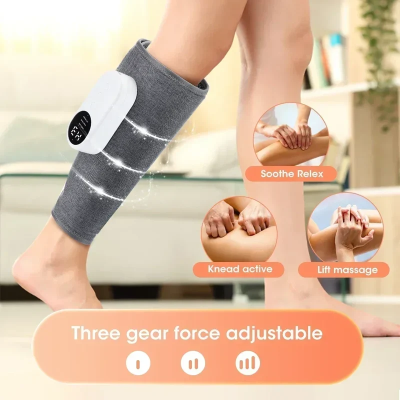 Deep Tissue Infrared Heat Compression Electric Leg Muscle Therapy Massager