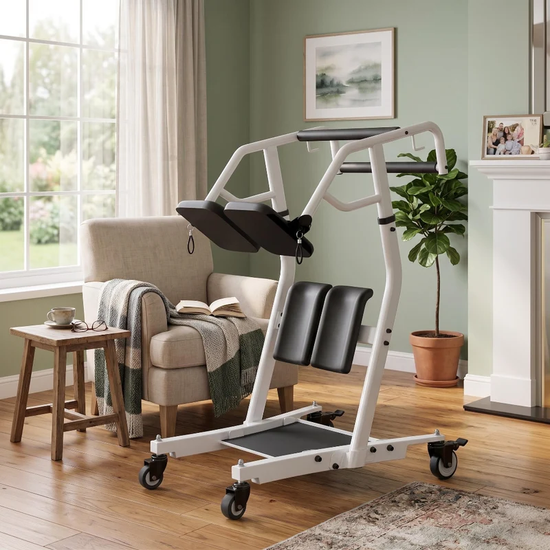 Ergonomic Patient Lift Assist Transfer Wheelchair