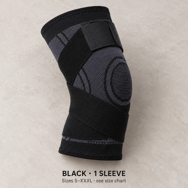 Adjustable Cross-Strap Knee Support Sleeve