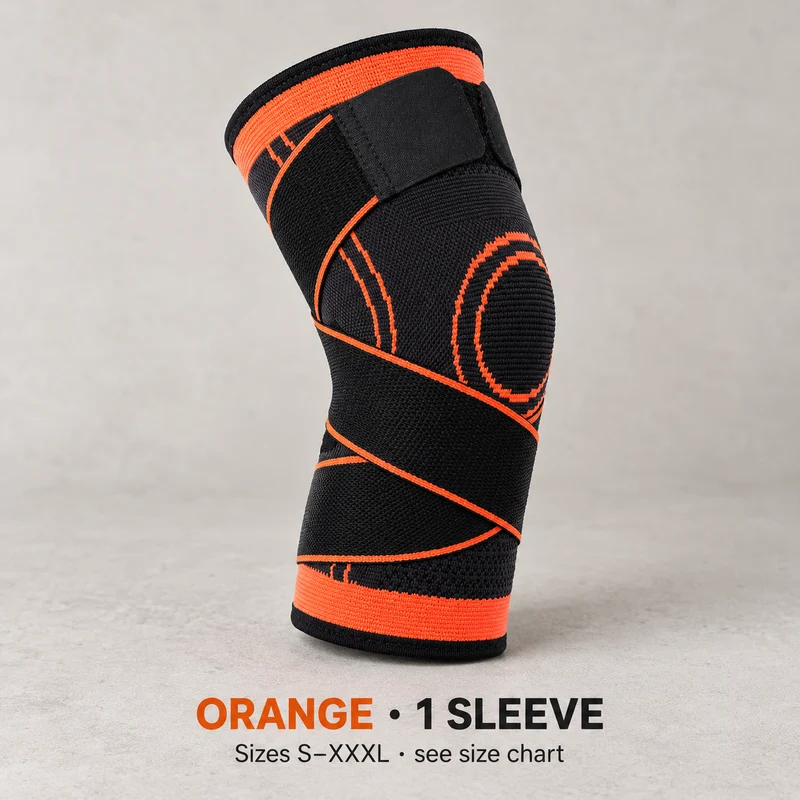Adjustable Cross-Strap Knee Support Sleeve