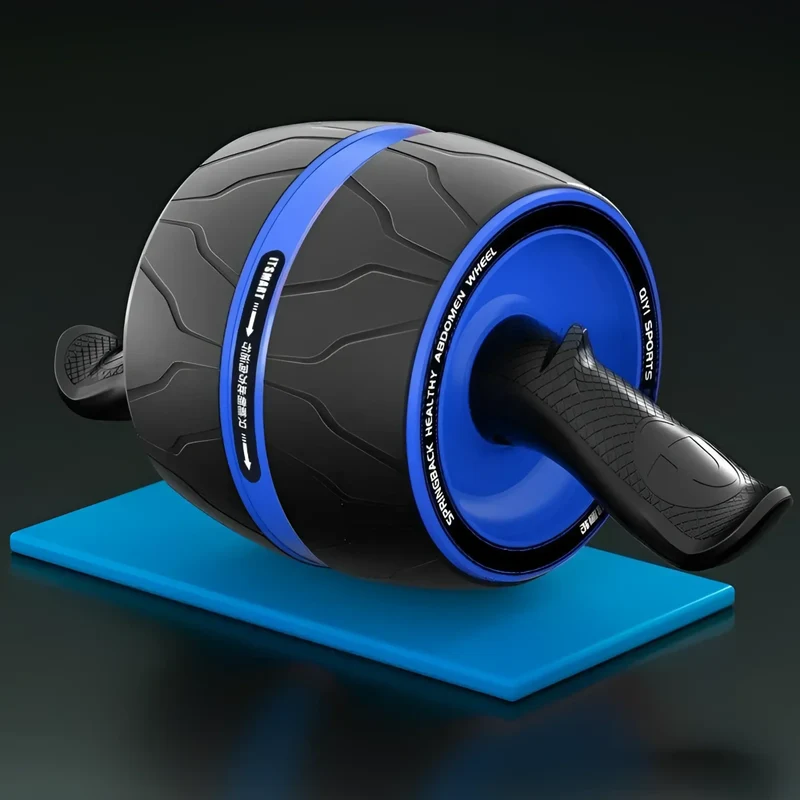 Bauchtrainer Rolle, abgewinkelter Griff, inklusive Kniematte