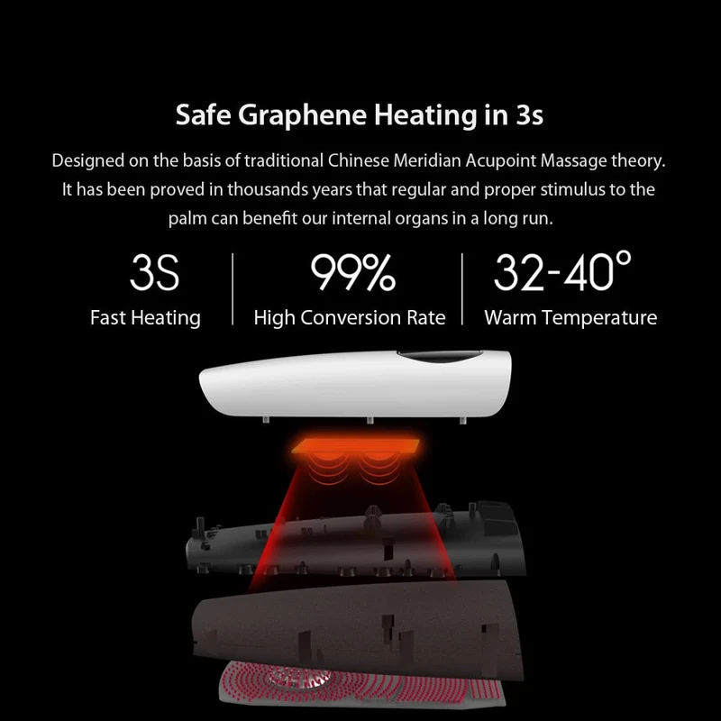 Wireless Electric Heat Compression Hand Massager