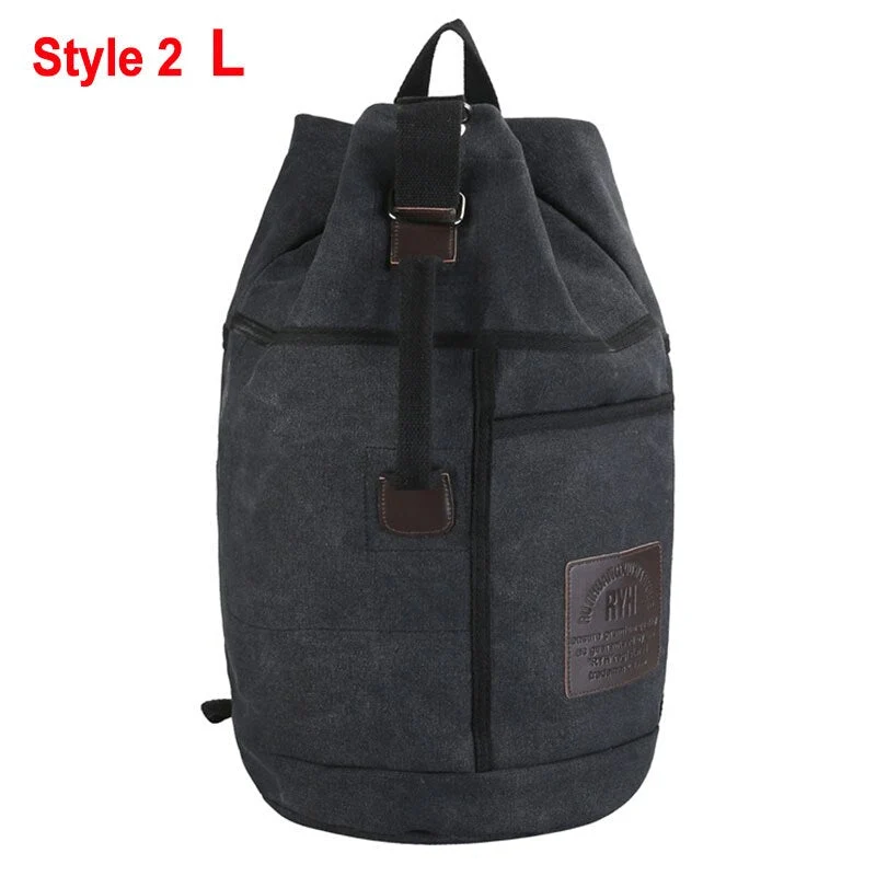 Nomad Friendly Canvas Bucket Bag Backpack