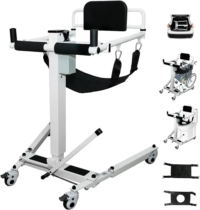 5-in-1 Foldable Patient Lift Mobility Chair