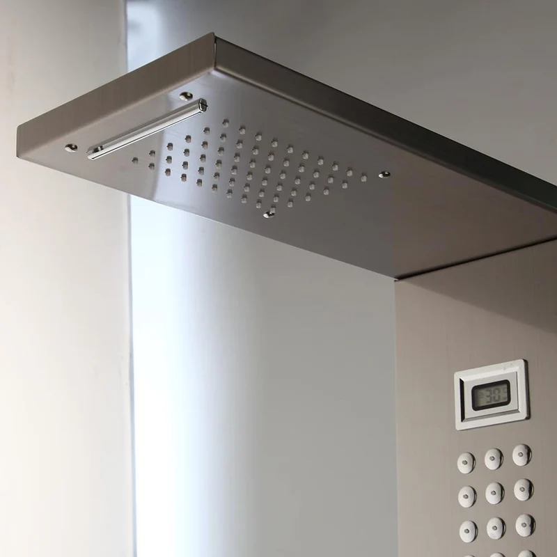 Elegant Digital Massage System Digital Led Panel Shower Sets