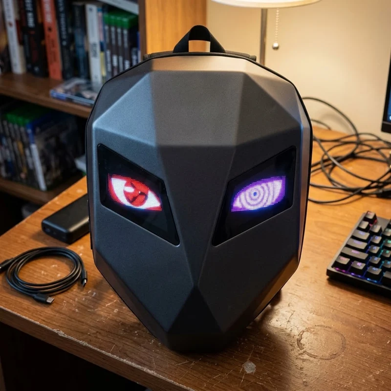 LED Screen Customizable Travel Backpack