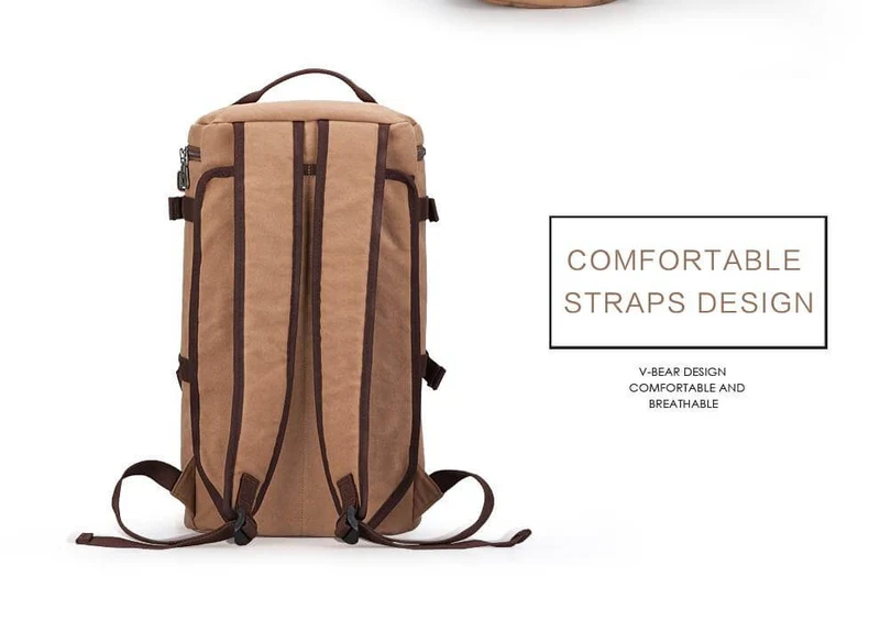 Cylinder package Multifunctional Male Fashion Backpack