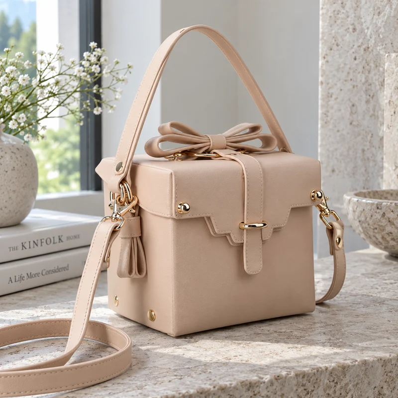Leather Luxury Gift Box Women Bags