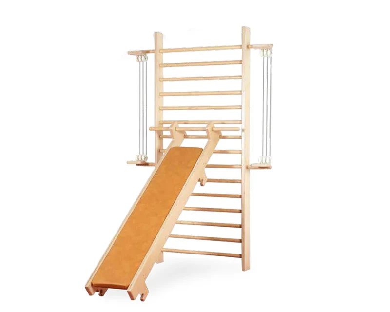 Rutschbrett aus Holz für Sprossenwand