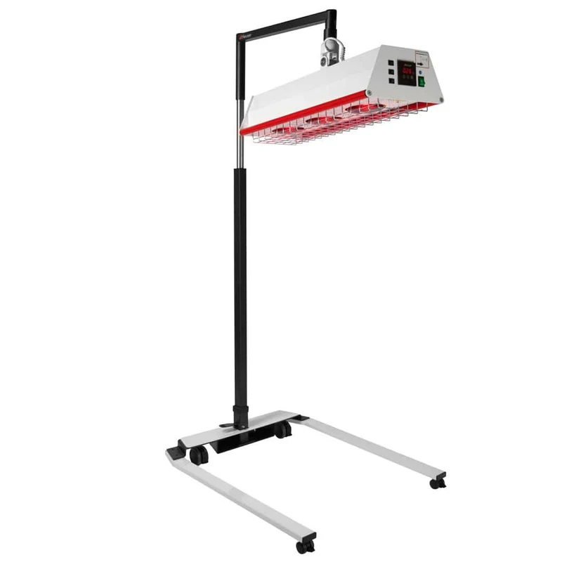 Heuser Infrarotstrahler mit Fahrgestell SSU – Rotlichtstrahler Modelle IRS, IRS 2 & TGS 3.2