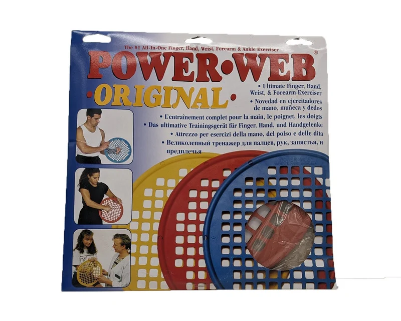 Power-Web Senior Hand- & Fingertrainer | Therapie-Netz in 3 Widerständen