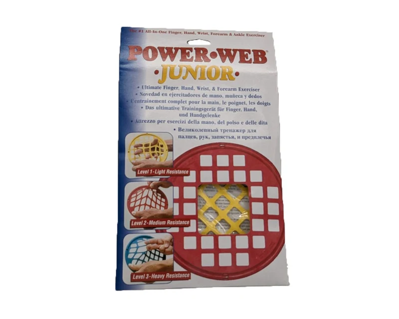 Power-Web Junior (18cm) | Kompakter Fingertrainer für Therapie & Sport