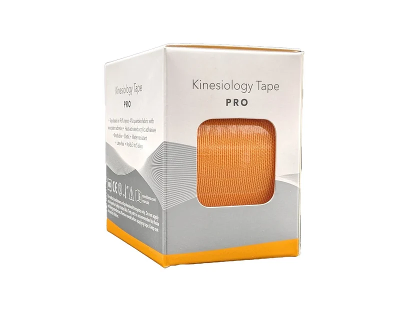 NonDolens Pro Kinesiotape orange | 5m x 50mm | Extra starke Haftung