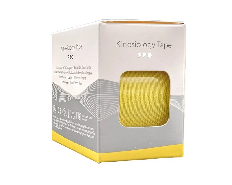 Kinesiotape gelb – NonDolens Pro (50 mm x 5 m) Profi-Kinesiologie Tape