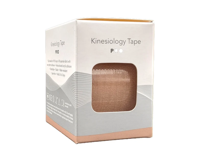 Non Dolens Kinesiotape beige (5 cm x 5 m) – Hochwertiges Kinesiologie Tape