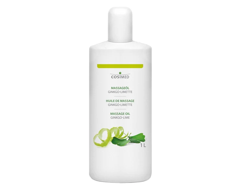 cosiMed Massageöl GINKGO-LIMETTE | Vitalisierend & Extra Langgleitend | 1L