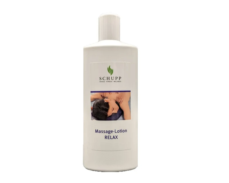 Massagelotion Relax von SCHUPP – Entspannende Massagecreme für Physiotherapie & Praxis