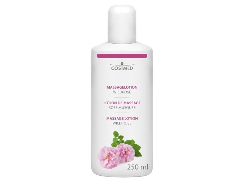 cosiMed Massagelotion WILDROSE | Langanhaltend & Griffsicher | 1.000ml