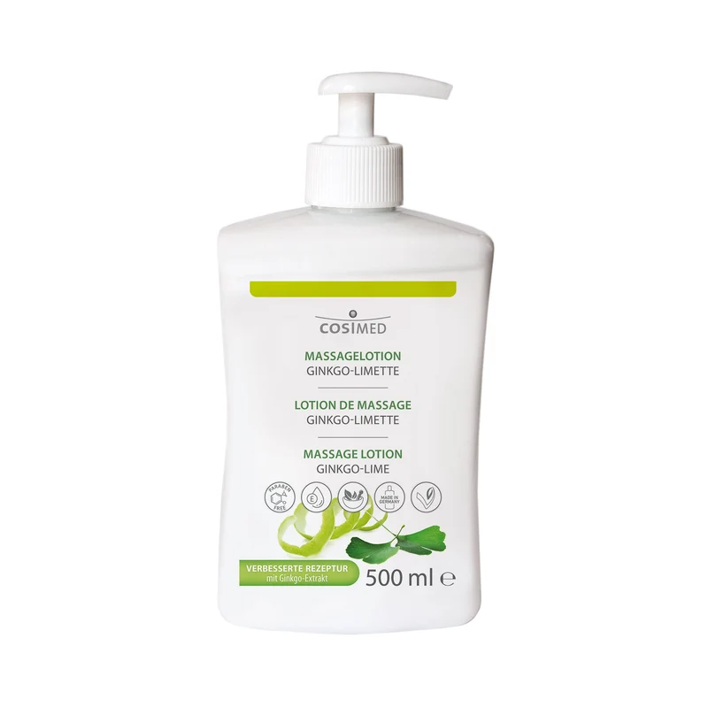 cosiMed Massagelotion GINKGO-LIMETTE | Vitalisierend & Hautschonend | 1L