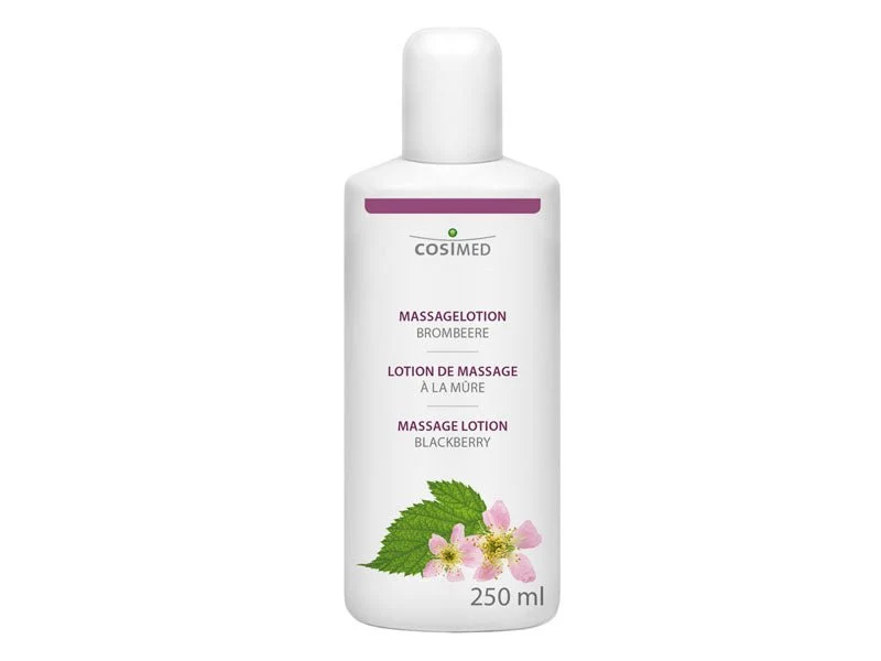 cosiMed Massagelotion BROMBEERE | Beeriger Wohlfühl-Duft | 250ml - 1L